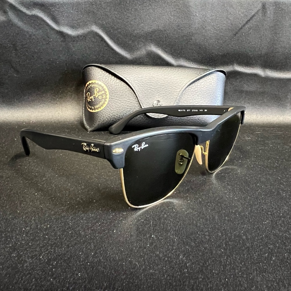 Ray-Ban RB4175 Clubmaster Oversized Square Sunglasses
